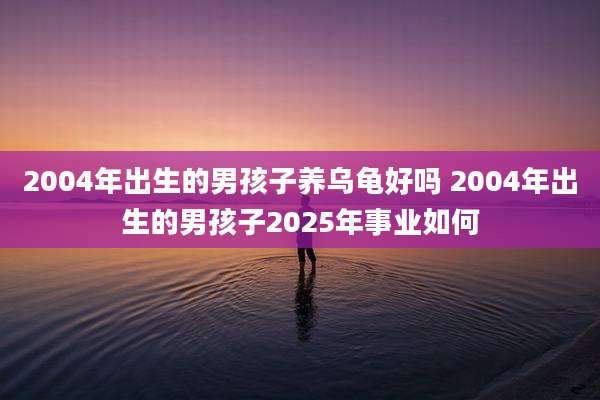 2004年出生的男孩子养乌龟好吗 2004年出生的男孩子2025年事业如何