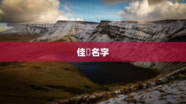 佳曈名字