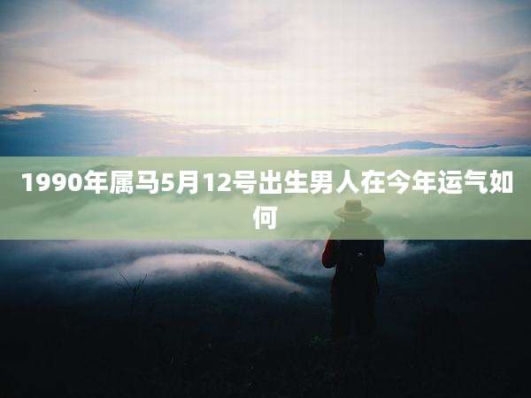1990年属马5月12号出生男人在今年运气如何