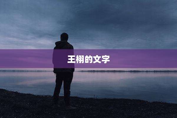王栩的文字