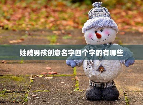 姓魏男孩创意名字四个字的有哪些