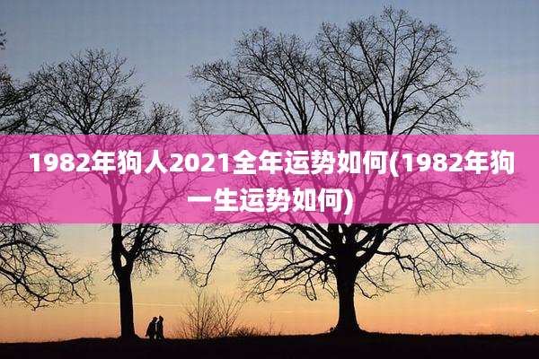 1982年狗人2021全年运势如何(1982年狗一生运势如何)