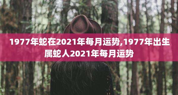 1977年蛇在2021年每月运势,1977年出生属蛇人2021年每月运势