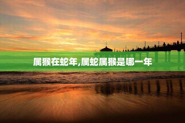 属猴在蛇年,属蛇属猴是哪一年