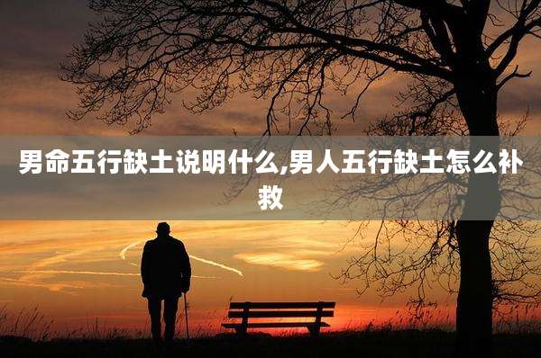 男命五行缺土说明什么,男人五行缺土怎么补救