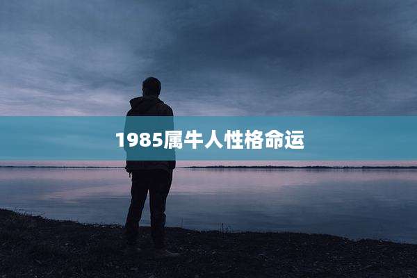 1985属牛人性格命运