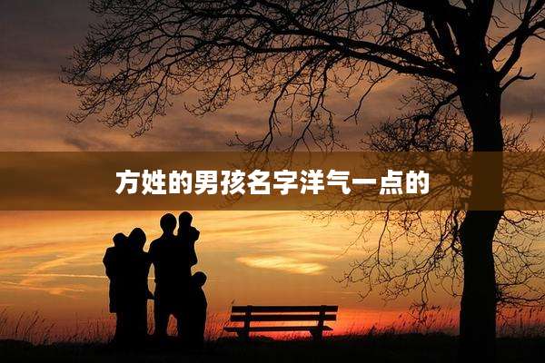 方姓的男孩名字洋气一点的
