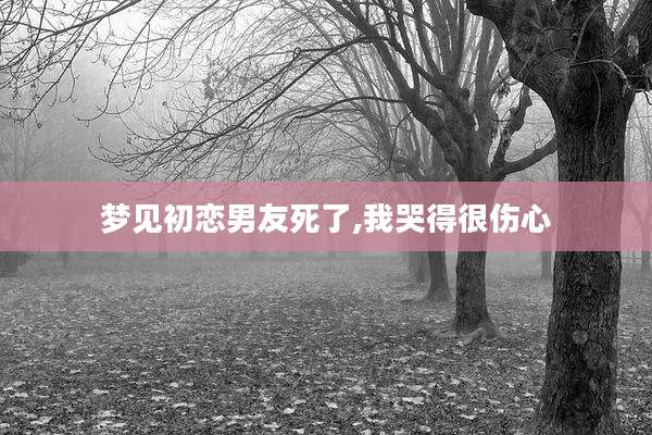 梦见初恋男友死了,我哭得很伤心