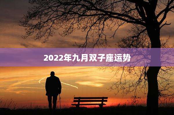 2022年九月双子座运势