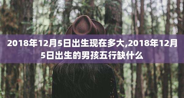 2018年12月5日出生现在多大,2018年12月5日出生的男孩五行缺什么