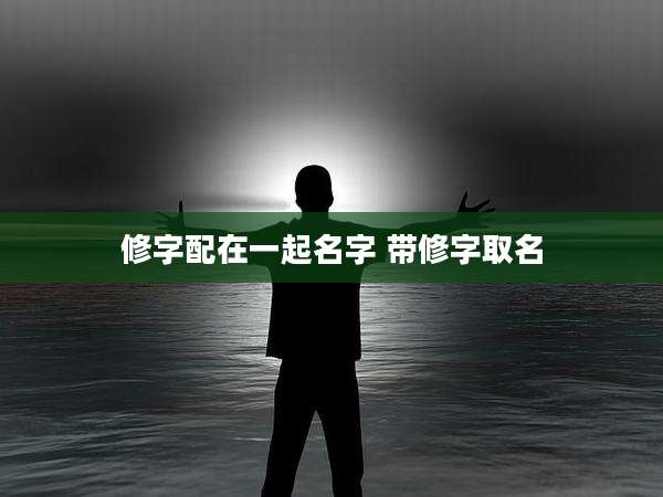 修字配在一起名字 带修字取名