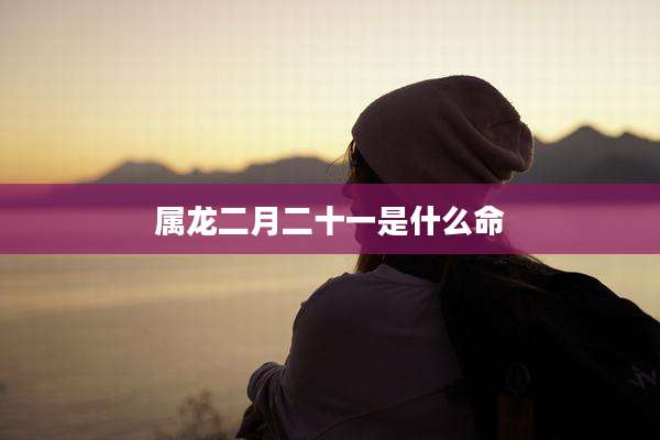 属龙二月二十一是什么命