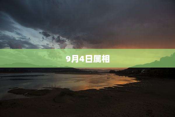 9月4日属相