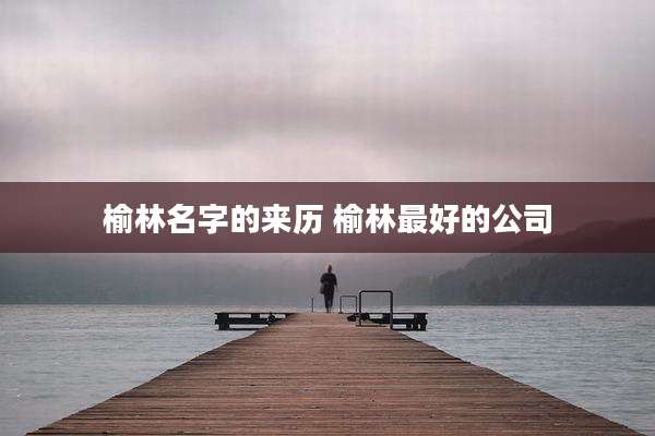 榆林名字的来历 榆林最好的公司