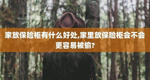家放保险柜有什么好处,家里放保险柜会不会更容易被偷?
