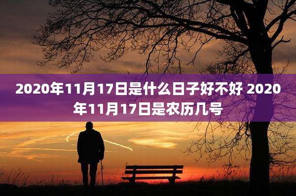 2020年11月17日是什么日子好不好 2020年11月17日是农历几号