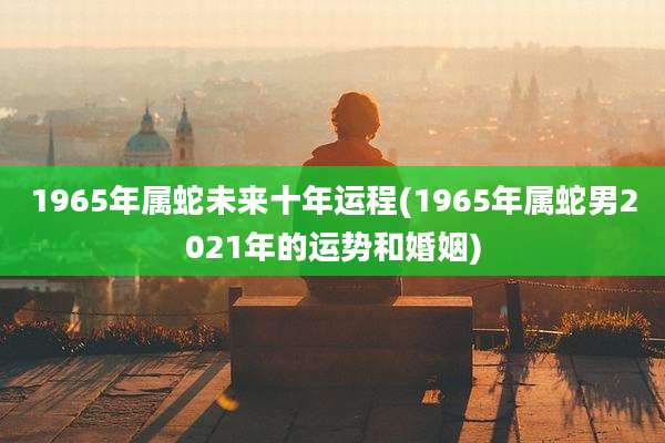 1965年属蛇未来十年运程(1965年属蛇男2021年的运势和婚姻)