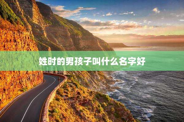 姓时的男孩子叫什么名字好