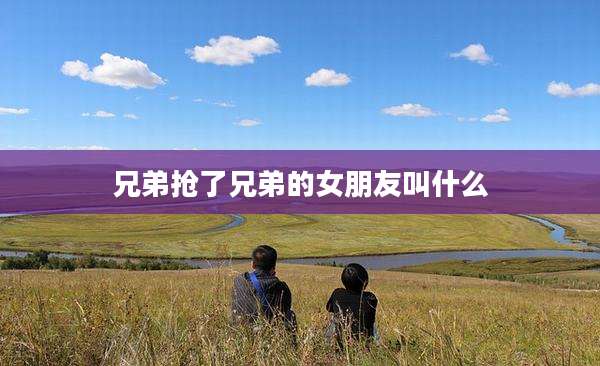 兄弟抢了兄弟的女朋友叫什么