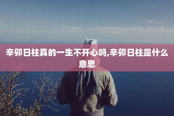 辛卯日柱真的一生不开心吗,辛卯日柱是什么意思