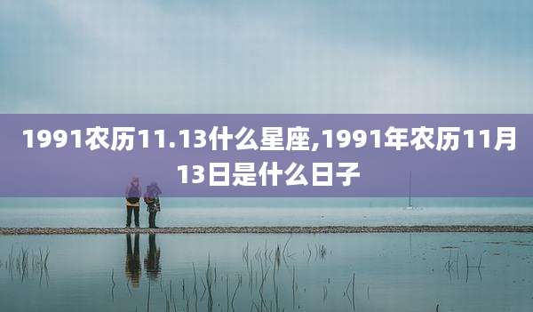 1991农历11.13什么星座,1991年农历11月13日是什么日子