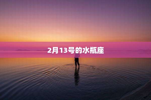 2月13号的水瓶座