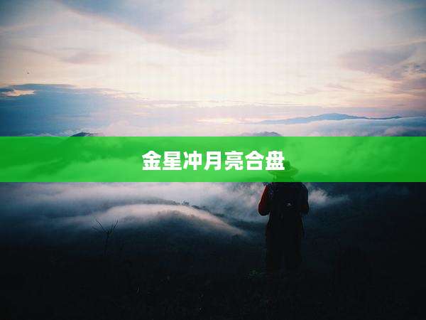 金星冲月亮合盘
