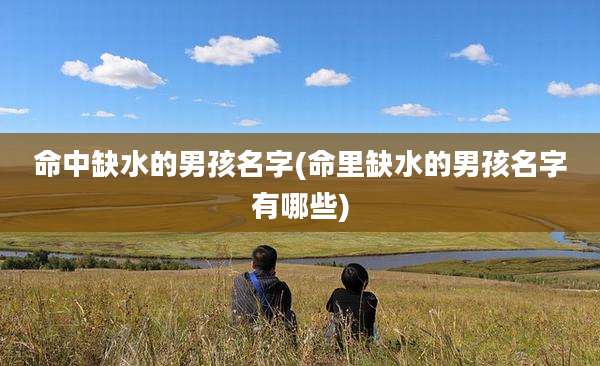 命中缺水的男孩名字(命里缺水的男孩名字有哪些)