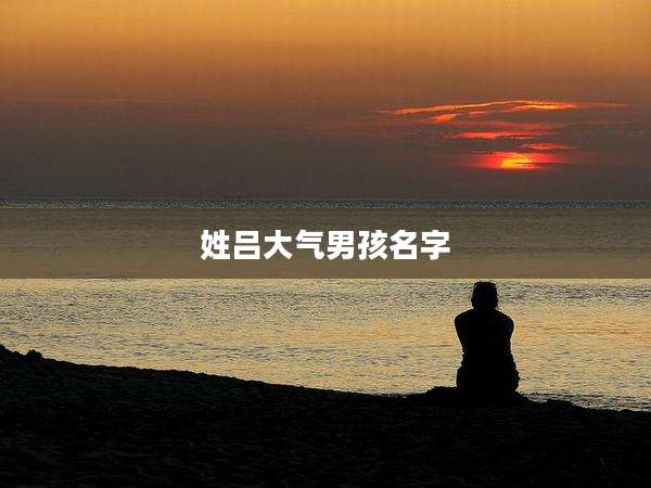 姓吕大气男孩名字