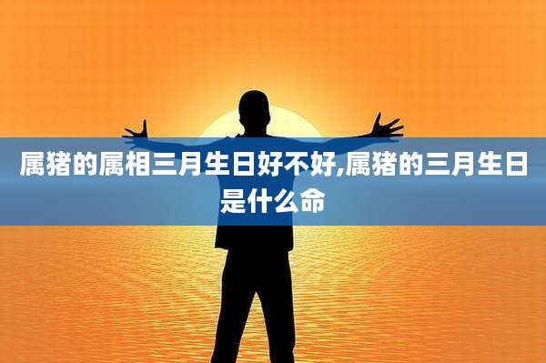 属猪的属相三月生日好不好,属猪的三月生日是什么命