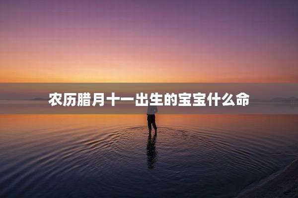 农历腊月十一出生的宝宝什么命