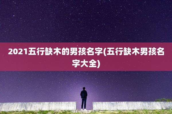 2021五行缺木的男孩名字(五行缺木男孩名字大全)
