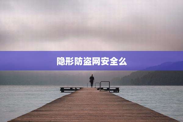 隐形防盗网安全么