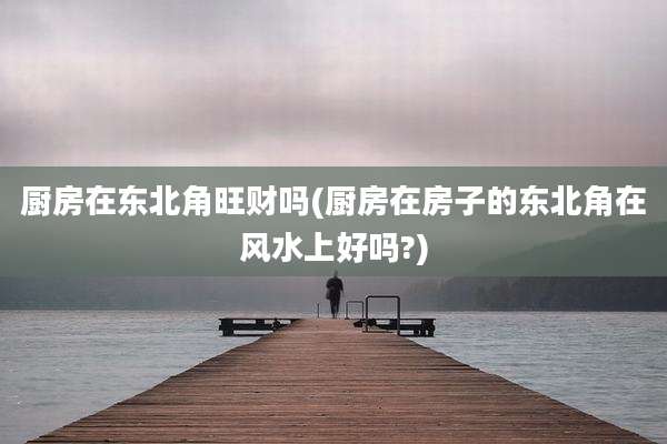 厨房在东北角旺财吗(厨房在房子的东北角在风水上好吗?)