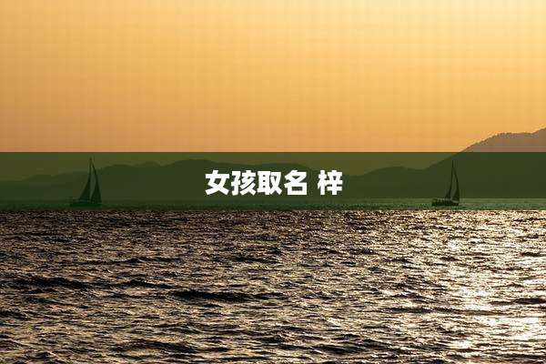 女孩取名 梓