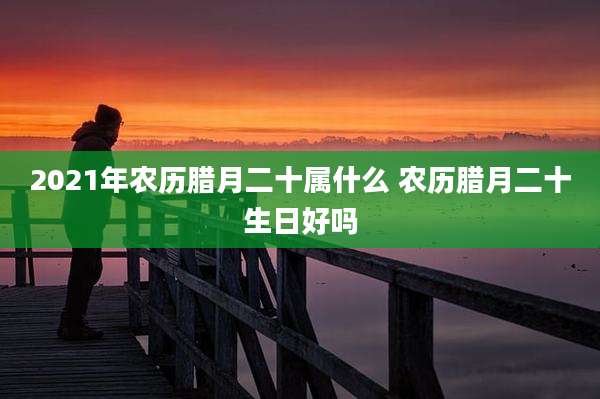 2021年农历腊月二十属什么 农历腊月二十生日好吗