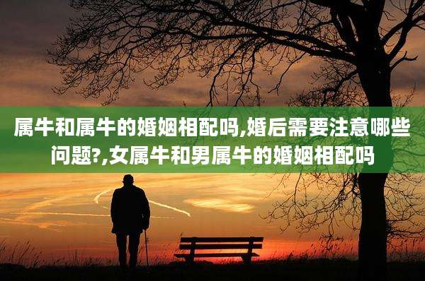 属牛和属牛的婚姻相配吗,婚后需要注意哪些问题?,女属牛和男属牛的婚姻相配吗