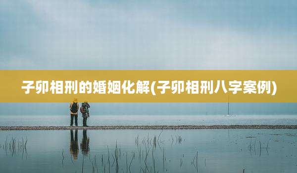 子卯相刑的婚姻化解(子卯相刑八字案例)
