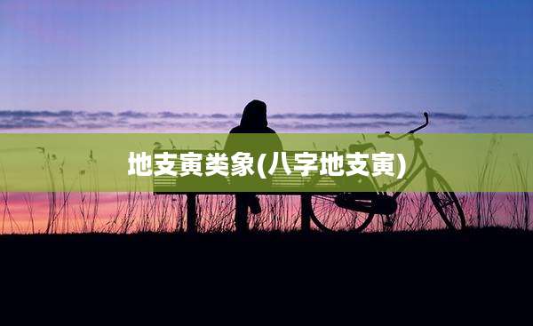 地支寅类象(八字地支寅)