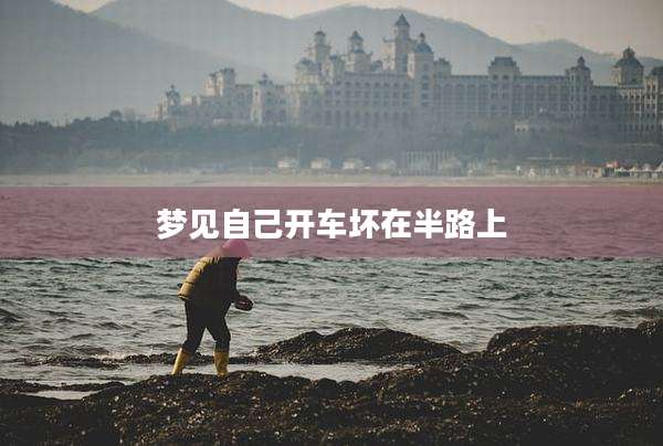 梦见自己开车坏在半路上