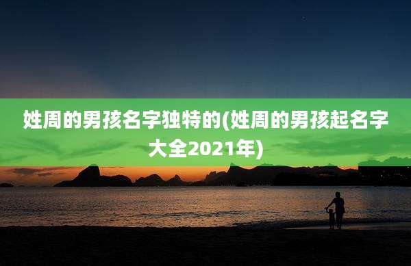 姓周的男孩名字独特的(姓周的男孩起名字大全2021年)