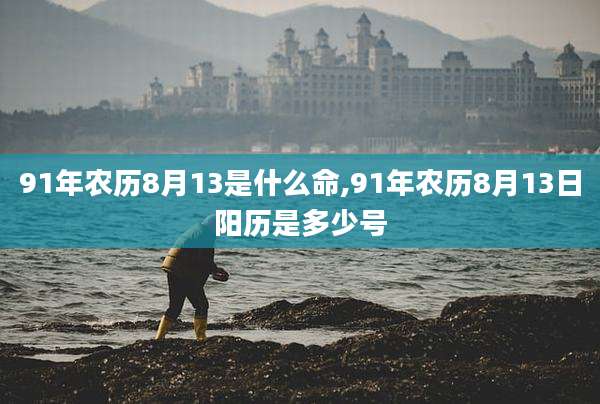 91年农历8月13是什么命,91年农历8月13日阳历是多少号