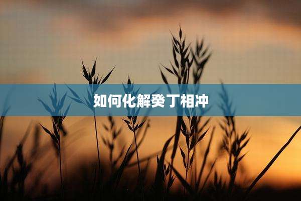 如何化解癸丁相冲