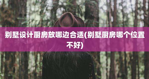 别墅设计厨房放哪边合适(别墅厨房哪个位置不好)