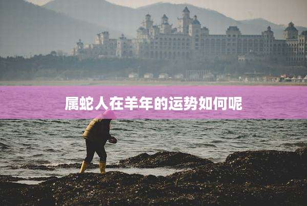 属蛇人在羊年的运势如何呢