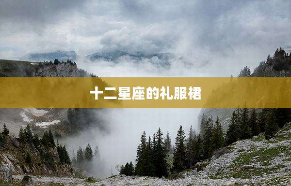 十二星座的礼服裙