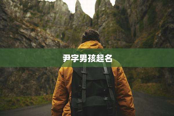 尹字男孩起名