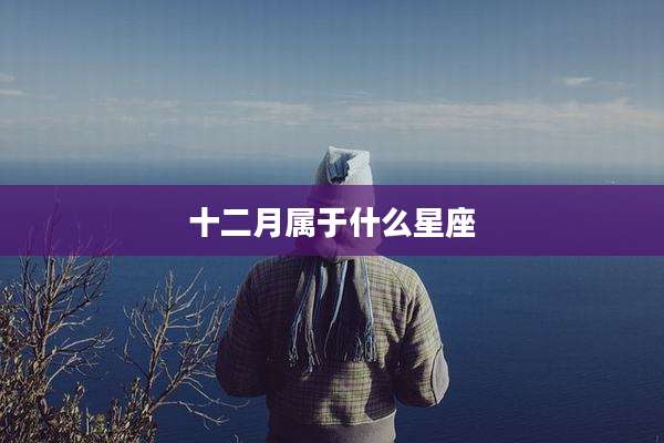 十二月属于什么星座