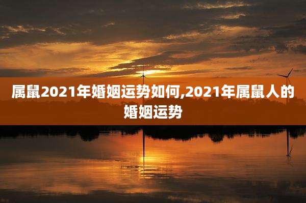 属鼠2021年婚姻运势如何,2021年属鼠人的婚姻运势
