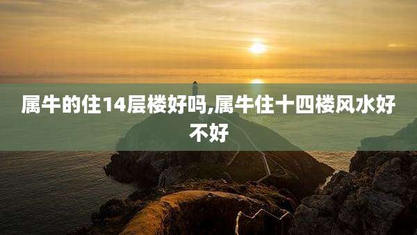 属牛的住14层楼好吗,属牛住十四楼风水好不好